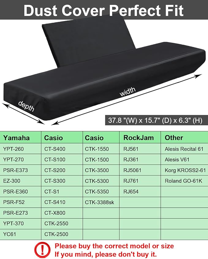 Stretchy Electric Piano Keyboard Covers