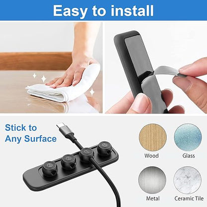 Wanheart Magnetic Cable Management, Cord Holder