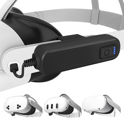 Battery Pack for Meta/Oculus Quest 3S/3/2, 5000mAh Battery VR Charger, Extend