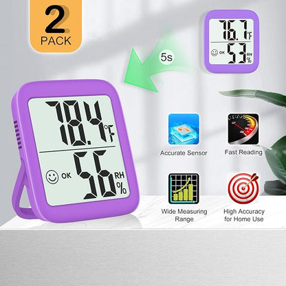 Antonki 2 Pack Room Thermometer