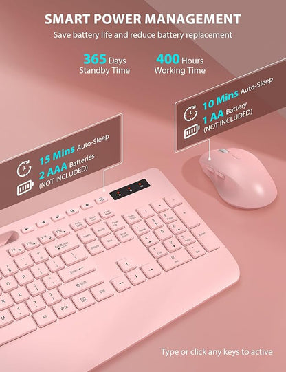 Wireless Keyboard and Mouse Combo