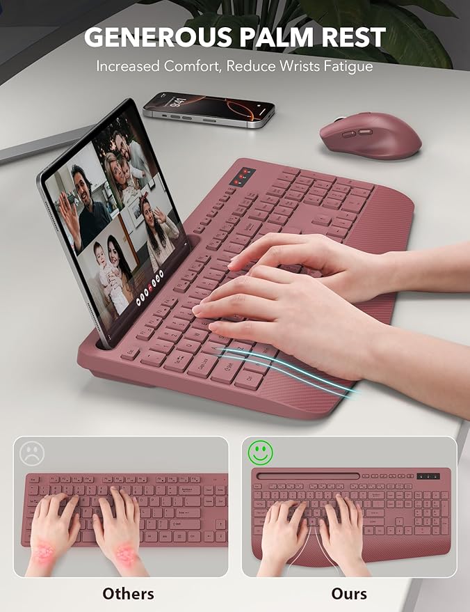 Wireless Keyboard and Mouse Combo