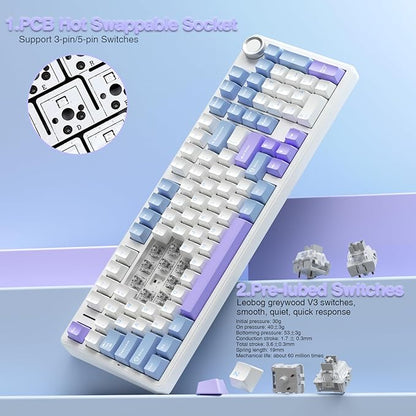 AULA F99 Pro Wireless Mechanical Keyboard