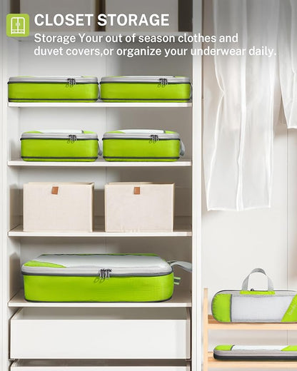 Compression Packing Cubes, Gonex Extensible Storage Mesh Bags Organizers