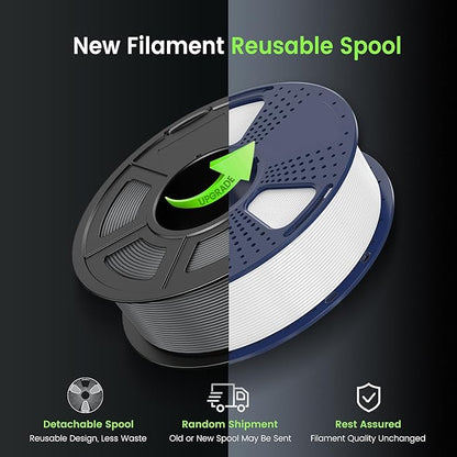 SUNLU PETG Glow in The Dark Filament Bundle, Luminous PETG 3D Printer Filament