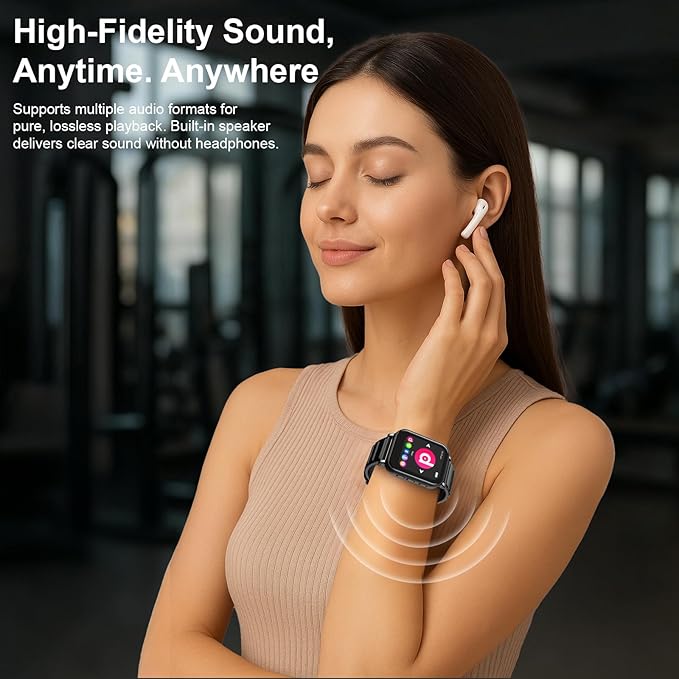 MP3 Player with Bluetooth 5.0, 32GB Touchscreen Music Player with Detachable