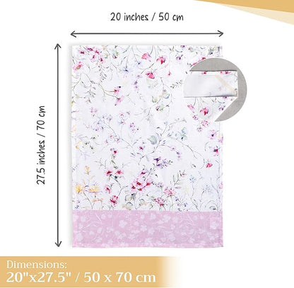 Maison d' Hermine Kitchen Towels Set of 3 100% Cotton 27.50" x 20" Reusable