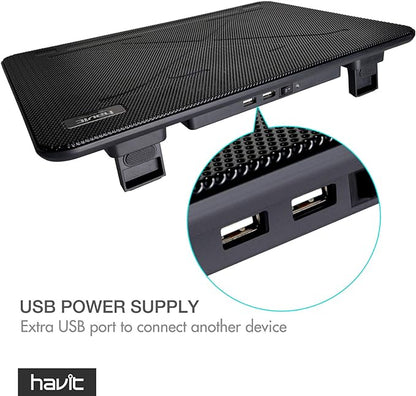 Havit HV-F2056 15.6-17 Inch Laptop Cooler Cooling Pad