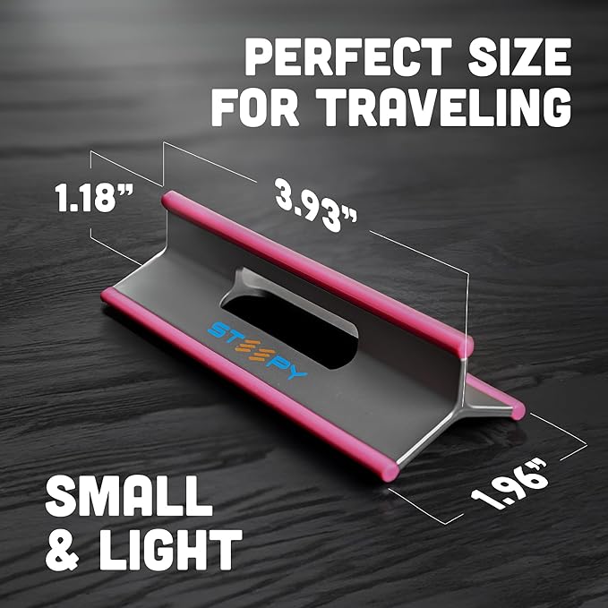 Steepy Low Profile Laptop Stand 3 Height Adjustable Computer Stand Lightweight