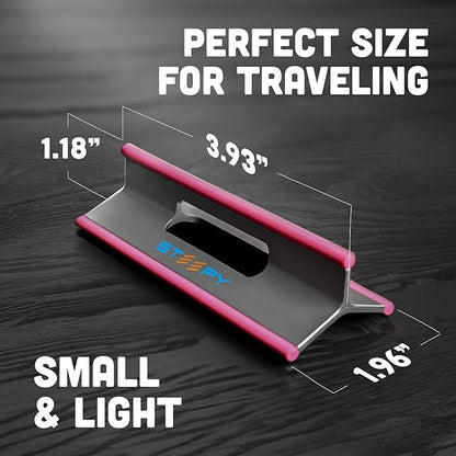Steepy Low Profile Laptop Stand 3 Height Adjustable Computer Stand Lightweight