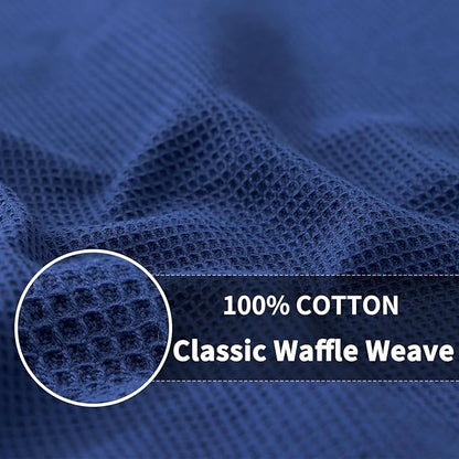 Homaxy 100% Cotton Kitchen Towels and Dishcloths Set