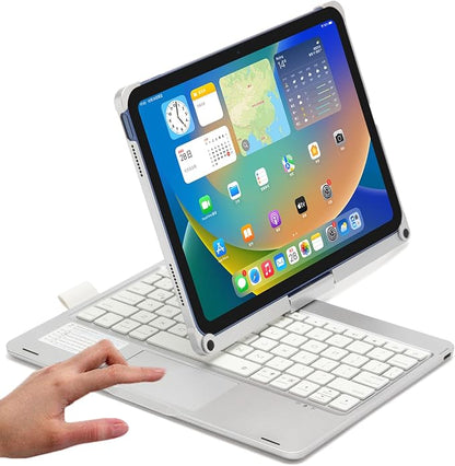 Touchpad Keyboard Case for iPad 11th Gen 2025/iPad 10th Generation 2022