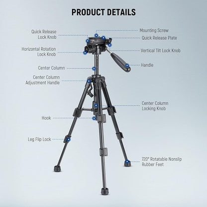 NEEWER Basic Mini Desk Tripod for Camera