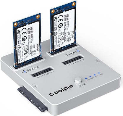 CR311 3-in-1 SSD Cloner, USB3.2 Gen2*2 M.2 Reader, Supports M.2 NVMe/SATA