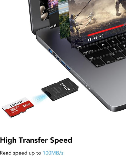 Lexar E-Series 32GB Micro SD Card, microSDHC UHS-I Flash Memory Card