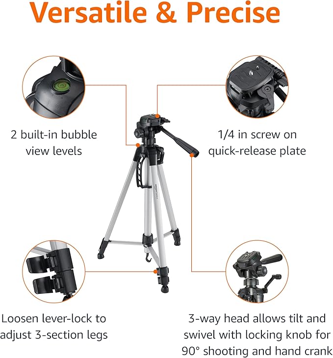 Amazon Basics 60 inch Lightweight Tripod