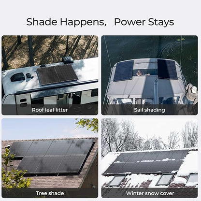 400 Watt Solar Panel, 25% High-Efficiency, Solar Panels Charger