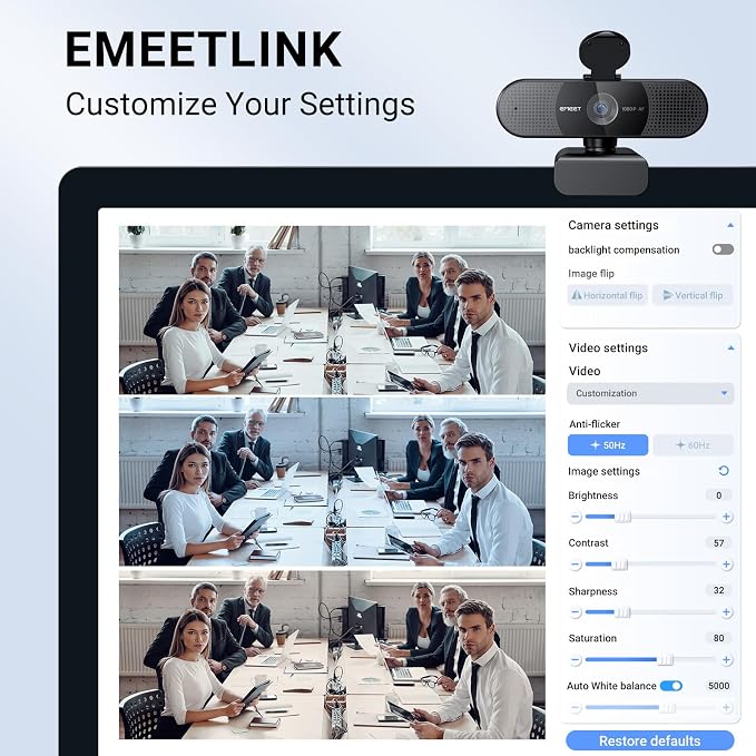 EMEET 2024 Upgraded C960 Webcam