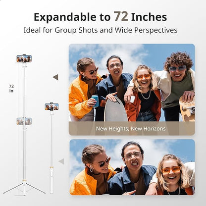 SENSYNE 72" Phone Tripod, Extendable