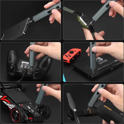 STREBITO Mini Electric Screwdriver Set 155 in 1 Small Powered Screwdriver
