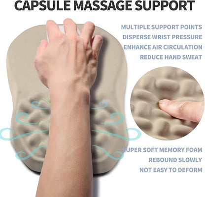 Ergonomic Raised Mouse Pad Wrist Support