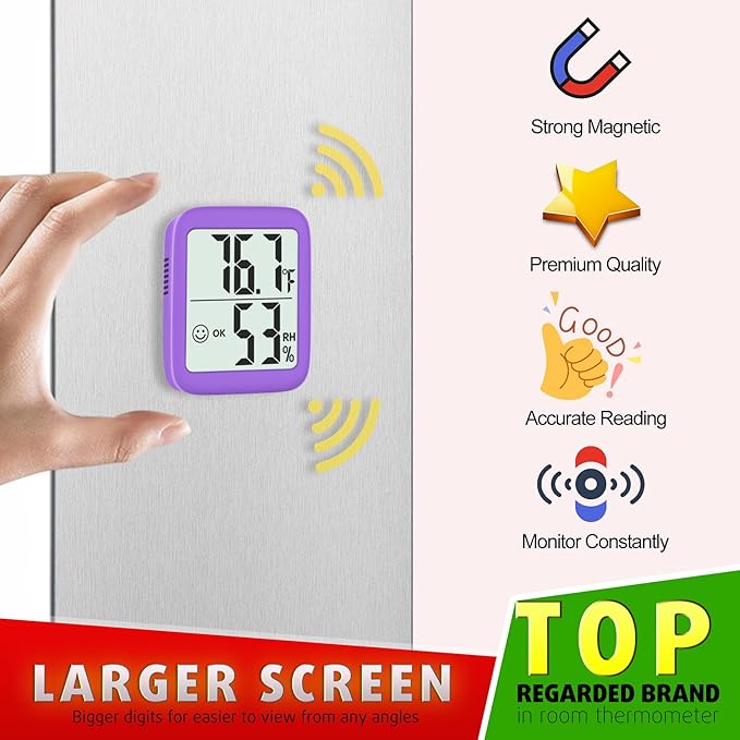 Antonki 2 Pack Room Thermometer