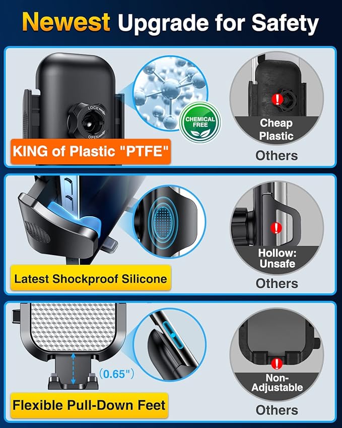 VANMASS Car Phone Holder Cell Phone Mount