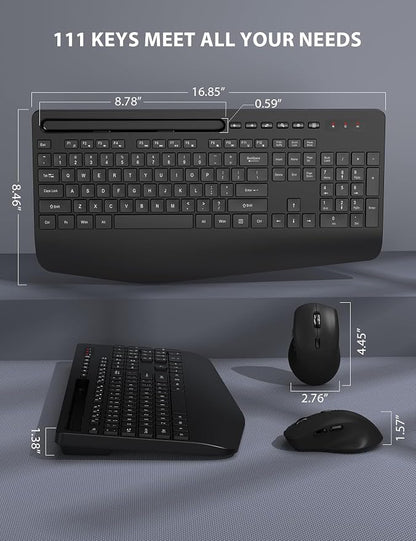 Wireless Keyboard and Mouse Combo