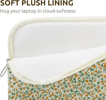 Puffy Laptop Sleeve 13-15.6 Inch Cute Quilted Laptop Protective Case Padded