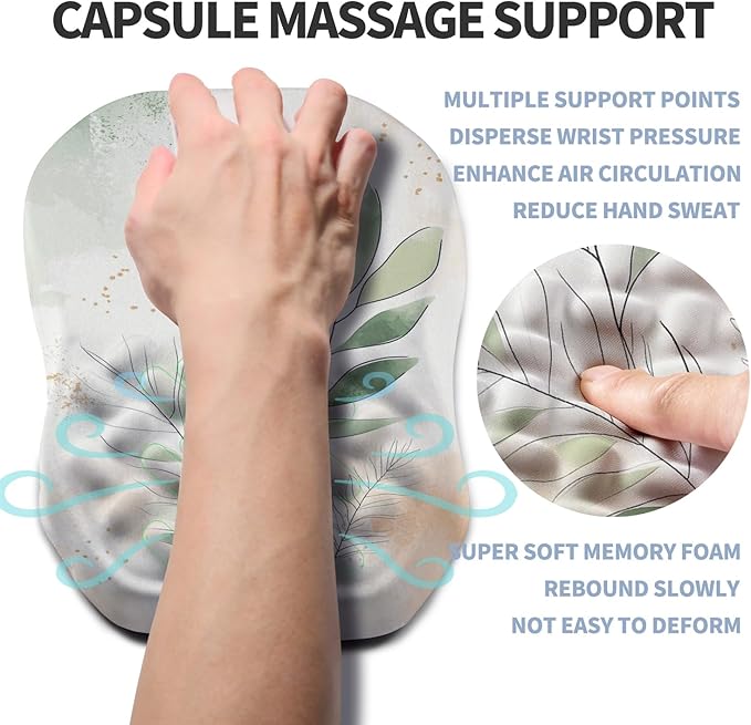 Ergonomic Raised Mouse Pad Wrist Support