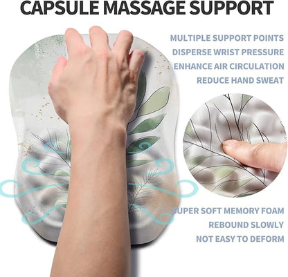 Ergonomic Raised Mouse Pad Wrist Support