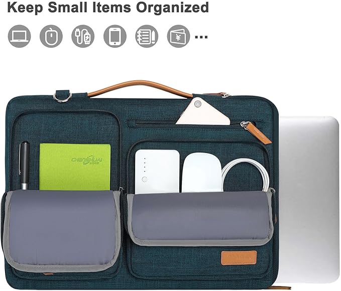 MOSISO 360 Protective Laptop Shoulder Bag, 15 inch Computer Bag Compatible
