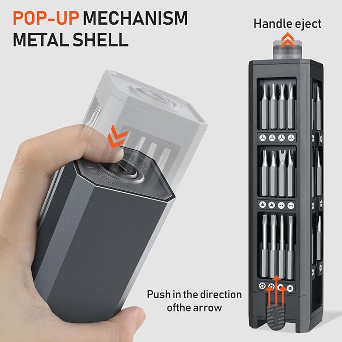 ZOE Electric Screwdriver, Mini Precision Screwdriver Set Cordless Screw driver