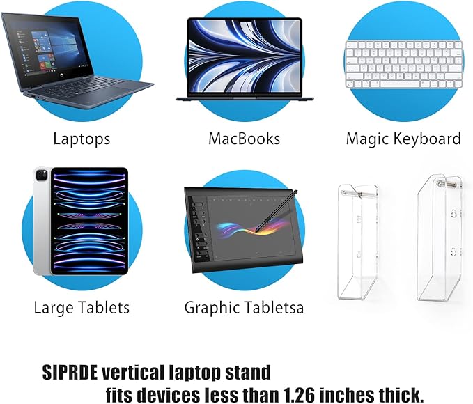 SIPRDE Wall Mount Laptop Holder