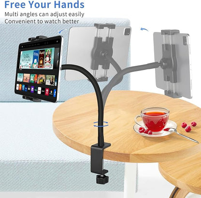 Tablet Stand Holder, Gooseneck Desktop iPad Mount