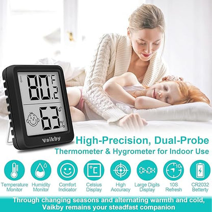 Indoor Humidity Meter Hygrometer 3Pack, Room Thermometer