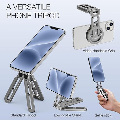 Magnetic Pocket Phone Tripod Foldable Compatible