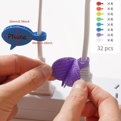Trilancer Cord Labels Cable Label, Reusable