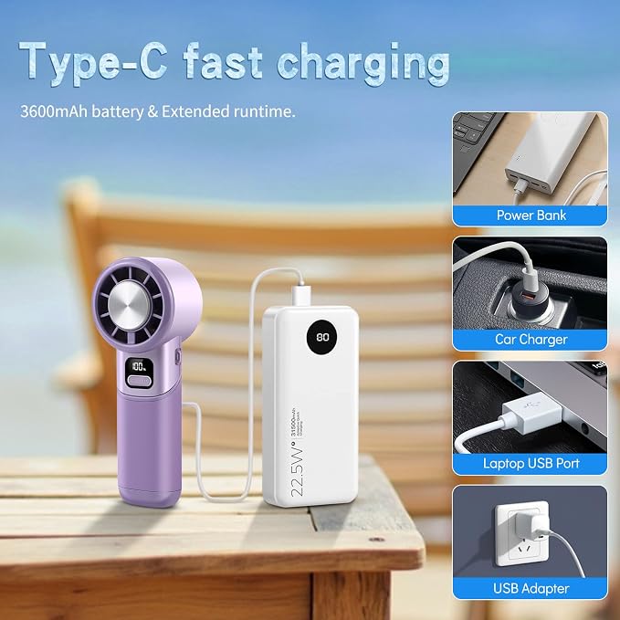 High-Speed Portable Handheld Turbo Fan
