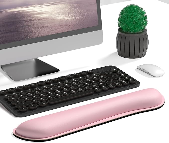 Dapesuom Enlarge Keyboard Wrist Rest, Cute Memory Foam Keyboard Wrist Cushion