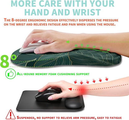 Ergonomic Mouse Pad Wrist Support