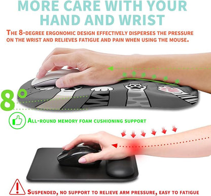Ergonomic Mouse Pad Wrist Support