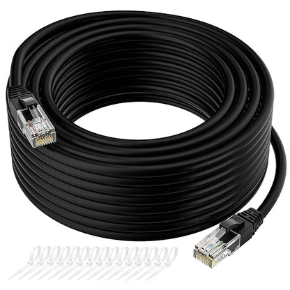 Cat5e Ethernet Cable 125 FT, Long Cat 5e Internet Cable, Standard RJ45 Connector