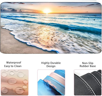 4-in-1 Large Gaming Mouse Pad, Keyboard Wrist Rest Pad & Wrist Support Mousepad