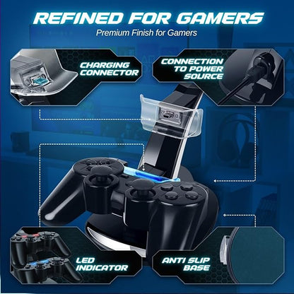 TNP Compatible with PS3 Controller Charger Stand