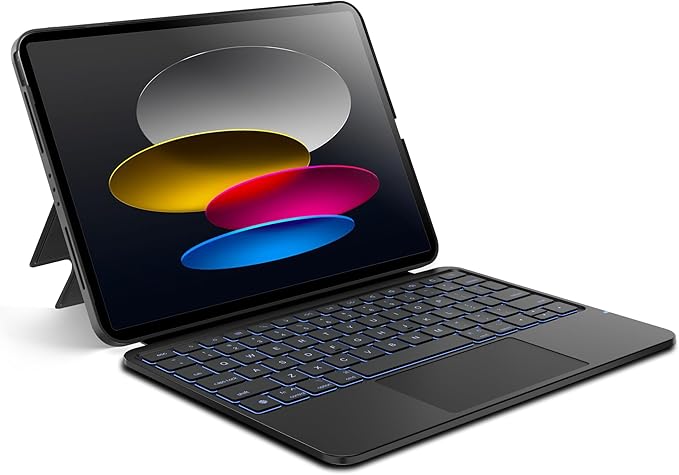 Detachable Keyboard Case for Apple iPad 11th Gen 2025 & iPad 10th Generation:
