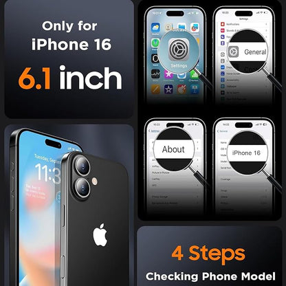 Battery Case for iPhone 16, Upgraded 10000mAh Ultra-Slim Rechargeable Portable