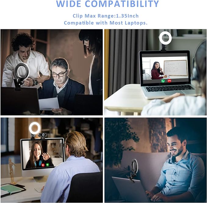 Video Conference Lighting Kit, Ring Light