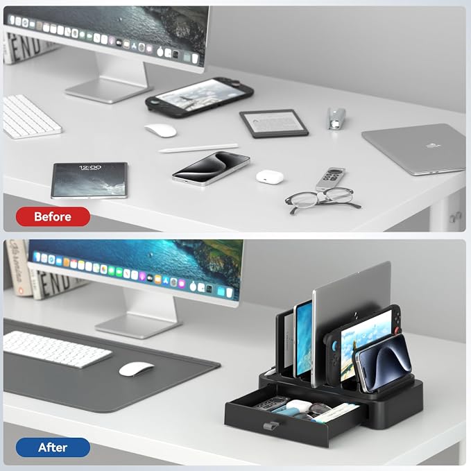 KDD Vertical Laptop Stand with Drawer