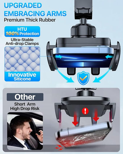 2025 Ultimate Car Phone Mount【98+LBS Strongest Suction & Military-Grade】【Patent